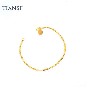 TIANSI 916 (22K) Gold Bracelet Snake Skin 扁单扣沙手链  Rantai Tangan Emas 916 Perut Ular