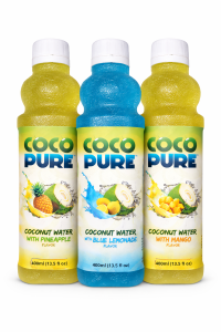 Coco Pure Coconut Water - 3 assorted flavors bundle - 400ml each
