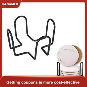 【CANAMEK 】 Coaster Holder Mat Storage Rack Table Mat Holder Tea Coffee Mug Placemat Storage Organizer Table Kitchen Accessories