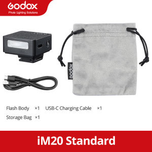 Godox iFlash IM22 IM20 Mini Camera Flash Manual Overhead Flash Built-in Lithium Battery 5 Models Levels Universal Hot Shoe Mount