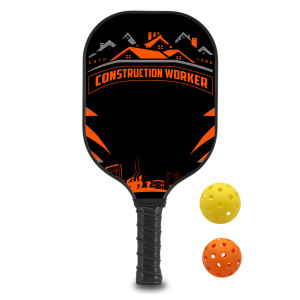 Pickleball Paddles Set with 1 Rackets 2 Pickle Ball 1bag Fiberglass and Graphite Face Non-Slip Grip USAPA Approved ID 60625-1654451025