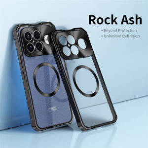 Case For Xiaomi POCO F8 Ultra F8 Pro 5G For  Aluminium Alloy Metal Frame Matte Transparent Cover Bumper