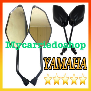 YAMAHA Design High Quality Rear View Mirror Side View Mirror wide view With YAMAHA Logo (1 Pair) Most Popular