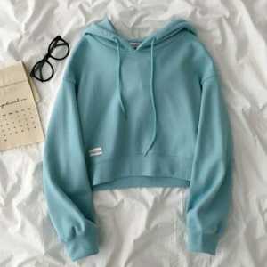 RAP COLLECTION Sweater Hoodie Crop Basic Korean Style