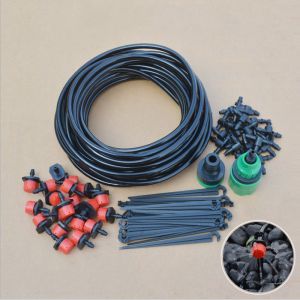 (Sẵn hàng) Combo bộ 30 đầu Béc tưới cây nhỏ giọt kèm 25m ống PVC 4/7mm và kèm theo phụ kiện đấu nối