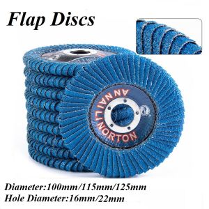 BAI WEN 100มม./115มม./125มม. แผ่นขัดพรีเมี่ยม Zirconia แผ่นบดทรายเครื่องบดมุมสําหรับโลหะ4 research/4.5 research/5 research