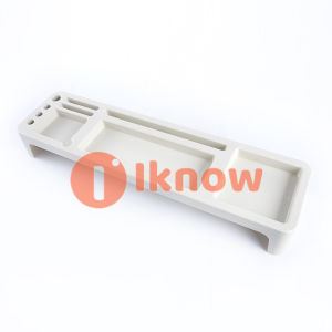 I know Plastic Office Storage Rack Desk Organizer Table Stationery Holder Desktop Organizer for Computer/Keyboard/Textbooks/Pad/Phone