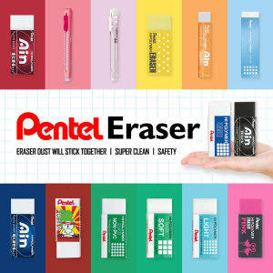 Tẩy chì Pentel Hi-Polymer Eraser ZEH05 tẩy sạch ít bụi