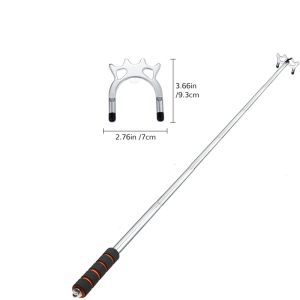 Telescopic Billiard Pole Pool Cue Snooker Stick Pool Table Accessories Retractable Billiards Cue Rest With Removable Bridge Head