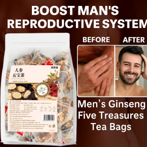 Ginseng Five Treasures Herbal Triangle Tea Bag Mulberry Wolfberry Tea Mens Health Tea Liver Kidney Nourishing