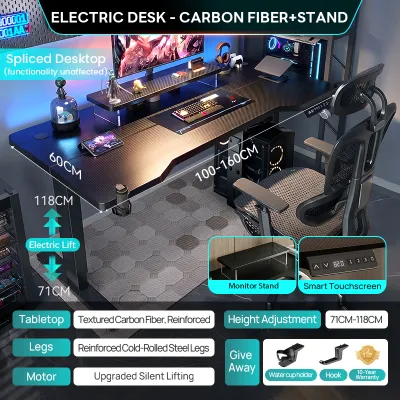 【30-Day Free Trial】Xpanse Electric Office Table For Computer Adjustable Study Table Gaming Table