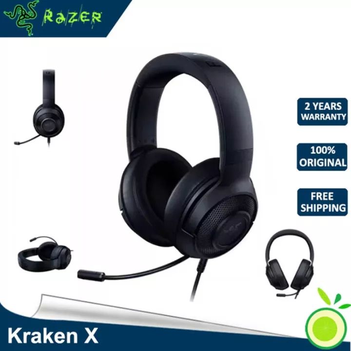Razer Kraken X Lite Wired 7.1 Gaming Headset - PC, MAC, PS4, Switch, Xbox  One