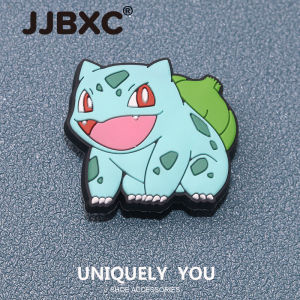 Jibbitz cross จิบบิท Pokémon Pikachu ตัวเสริมรองเท้า การ์ตูนดิสนีย์ ของแท้ จิ๊บบิท ตัวติดรองเท้า cross