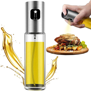 100ml Oil Spray Bottle Kitchen Spray Transparent Vinegar Bottle Dispenser Fuel Injector BBQ Home Barbecue Oil Pot