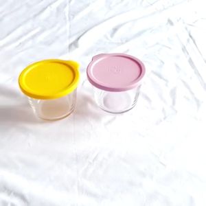 Boxera Balang Kaca Simpanan Makanan Airtight Glass Jar Food Container Clear Storage Jar Snack Yogurt Fruit Overnight Oats Dessert Dressing Pickles Sauce Refrigerator BPA Free 玻璃密封罐 ABS