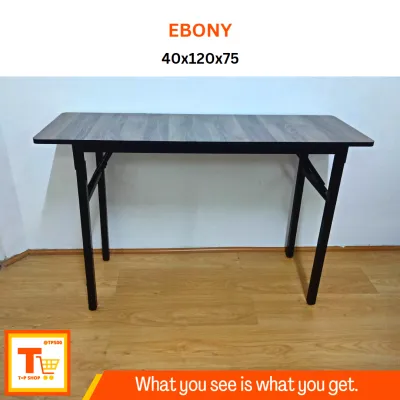 FOLDABLE TABLE - DINING TABLE / OFFICE TABLE / STUDY TABLE (EBONY)