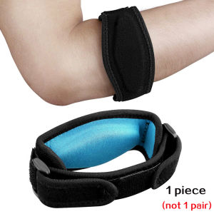 1 PCS Sports Tennis Elbow Brace for Tendonitis Best Tennis & Golfers Elbow Strap Band with Compression Pad Relieves Forearm Pain Gym