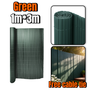 Skrin Privasi Pagar PVC PVC Privacy Fence Gulung Anti Pandang Halaman Balkoni Tahan Hujan Matahari Pagar Taman PVC pagar kebun murah outdoor fence partition outdoor fence waterproof