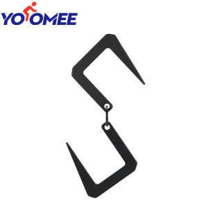 Yoomee ตะขอแขวนกลางแจ้งรูปตัว Sหม้อสามเหลี่ยมกะทะเครื่องครัวที่แขวนโคมไฟตะขอสำหรับตั้งแคมป์ราวตากผ้าราวแขวนเก็บของ