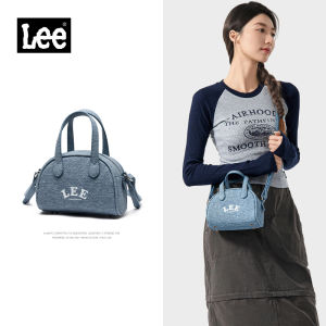 LEE Fashion Black Crossbody Shoulder Bag For Women Elegant Korean Style Hand Carry Bag For Female Waterproof Mini Office Bags With Zipper For Work Commuter