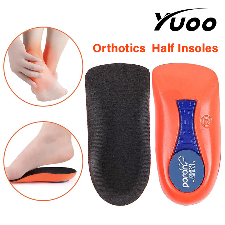Yuoo 1Pair Orthopedic Gel Insoles for Plantar Fasciitis Orthotics