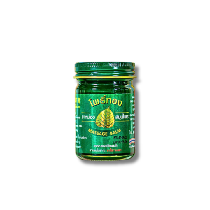Green Herb Thai Massage Balm 15g - Made in Thailand for Aromatherapy ...
