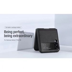 SAMSUNG Z FLIP 3 / Z FLIP 4 Case NILLKIN QIN PRO Premium Leather Case