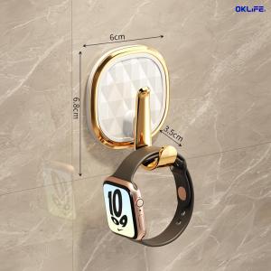 [OKLIFE®]Trim Wall Hook Self Adhesive Punch-Free Heavy Duty Hanger Multi-scene Storage Hook for Bathroom & Kitchen