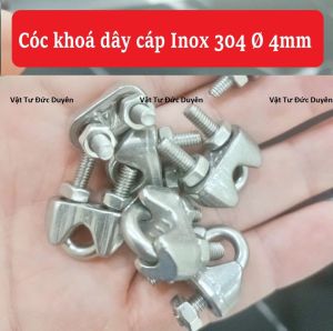 Cóc khoá dây cáp Inox 304 Ø 4mm