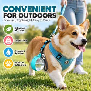 285ML Portable Pet Water Dispenser Dog Travel Drinking Bottle Easy to Carry for Outdoor Adventures