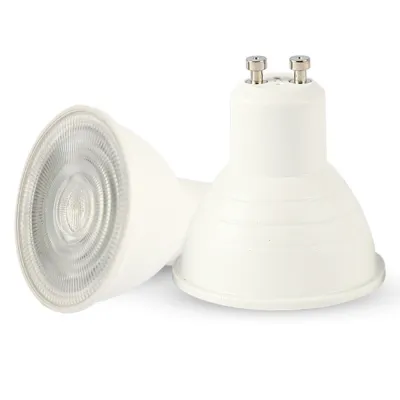 WUCAE 6W 220V GU10 LED Bulbs Plastic COB LED Spot Light Bulb Energy-Saving Track Lamp Ceiling