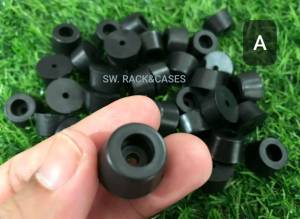 ยางฐานตู้ลำโพง #รหัสสินค้า A ยางรองตู้ลำโพง ยางตีนพาเวอร์แอม อุปกรณ์ตู้ลำโพง วัสดุ PVC เกรดดี ขนาด 1.7x1.0x1.3cm สินค้าไทยผลิตใหม่พร้อมส่ง