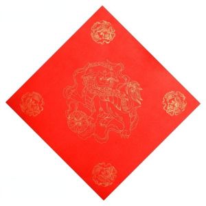 SDFBN Red 20 Sheets Good Luck Traditional Phoenix Spring Festival Home Decoration New Year Red Xuan Paper Chinese Rice Paper Calligraphy Paper