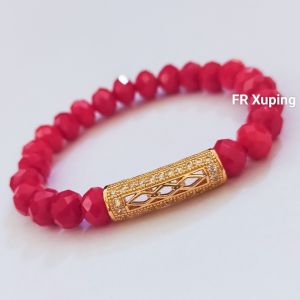 FR XUPING Gelang Kristal Ceko Perhiasan Fashion Wanita Gelang Xuping Import Aksesoris Fashion