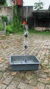 Paket Pompa Air Mancur Tipe 2 Tingkat Kolam Ikan Mini Taman