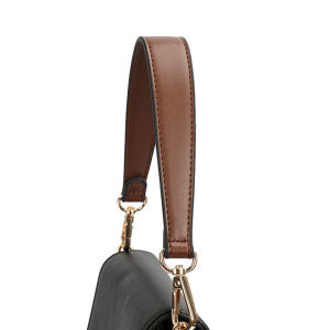 อะไหล่สายกระเป๋าหนังแบบปรับได้36/49ซม.-ทนทาน Tali Bahu กระเป๋าถือพร้อมสายพาดลำตัวสีทึบกว้างตะขอโลหะสำหรับกระเป๋าสตางค์และกระเป๋าโท้ท