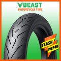 80/90-14 TL BEAST TIRE / MOTORCYCLE TIRE BEAST FLASH P6240 80/90 - 14 TL BEAST TIRE RIM 14 TUBELESS. 