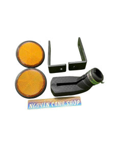 Cặp mắt mèo tặng cao su chống nghiên pát công gắn bản số xe máy
