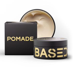 BASED Pomade for Men Quality Hair Care with Medium Hold Natural Shine & Fragrance Easy to Apply & Great for All Hair Types Hydrating and ing Pomade (3 Oz Pack of 1)
