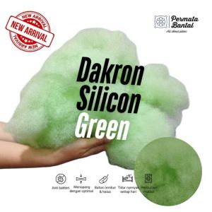 TERBARU Dakron Silicon Green - Isi 1 KG (1000 Gr) Halus Lembut Berkualitas