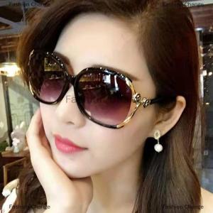 [COD] Fashion Change Fashion Womens Sunglasses Camellia Net Red Sunglasses Large Frame Glasses
