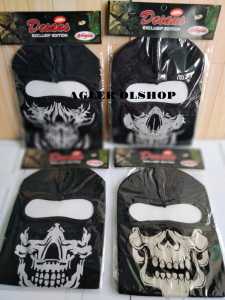 MASKER NINJA  TOPENG MOTIF TENGKORAK/MASKER BANDANA FULL FACE