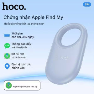 Thiết Bị Định Vị GPS Hoco E94 định vị toàn cầu Theo Dõi Oto Xe Máy Tìm Chìa Khóa Đồ Vật Ví Thú Nuôi Kết Nối Qua App