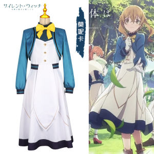 New Cos Silent Witch Monica Everett Cosplay Costume Womens Dress Two-dimensional Halloween Stage Play Anime Convention Performance Clothes