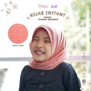KAZEL HIJAB INSTAN ANAK BERCORAK