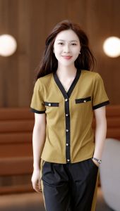 [MA9] Bộ Thể Thao Cộc Tay Trẻ Trung Nữ Tính Phong Cách Hàn Quốc (HÀNG QUẢNG CHÂU)