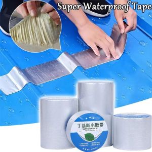 CANICECA Stop Leaks Waterproof Tape Sealing Thicken Anti Leakage Tape Durable High Temperature Resistant Aluminum Foil Tape Pool Wall Repair
