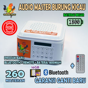 Masteran Burung Kicau Speaker Pemasteran Top Gacor Murai Batu Kacer Cucak Ijo Burung Kicau Love Bird Speaker Kicau PemasteranDigital Baterai Besar