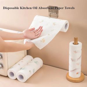 100PCS Disposable Kitchen Oil Absorbent Paper Towels Washable Dish Towel Non-Toxic Kitchen Tissue Paper