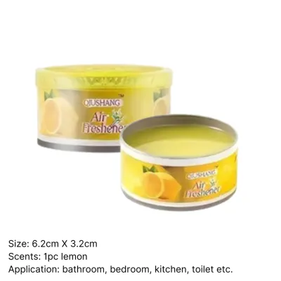 3pcs solid air freshener for room lemon air freshener gel perfume for bedroom odor out air freshener scent for home fragrance scent air freshener for car freshener new car scent odor eliminator for dogs pabango sa bahay cleaning tools home essentialBINLU